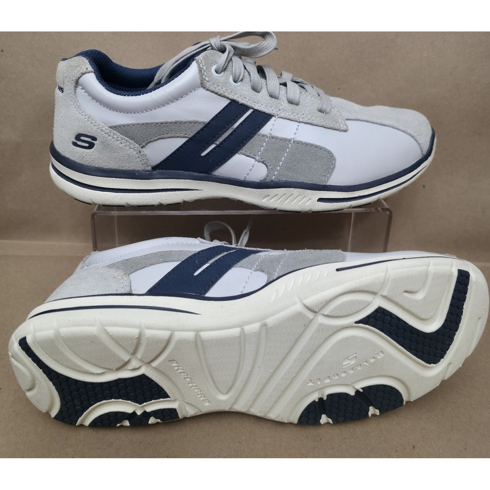 SKECHERS (Sz 9)  Gavino Comfort shoes Sneaker Gray/Blue $80